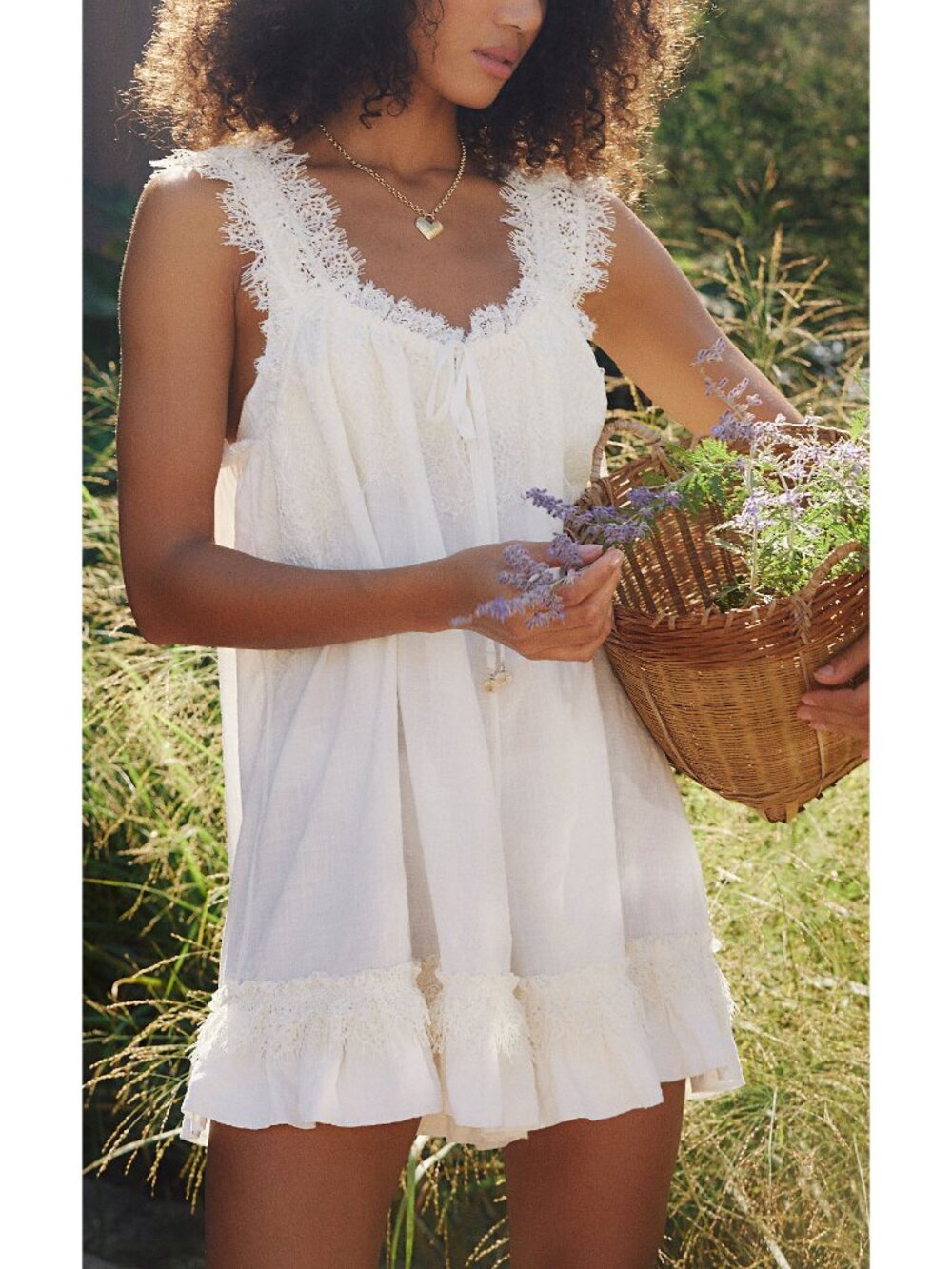 Free People Wish Me Luck Romper / Clean Ivory NWT